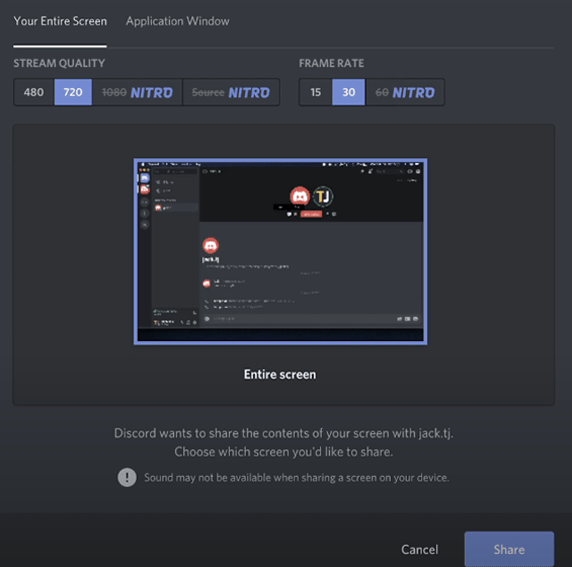 How to Share Screen in Direct Message (Discord)