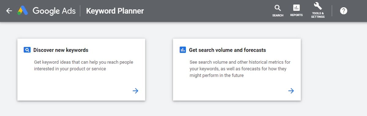 Google Keyword Planner