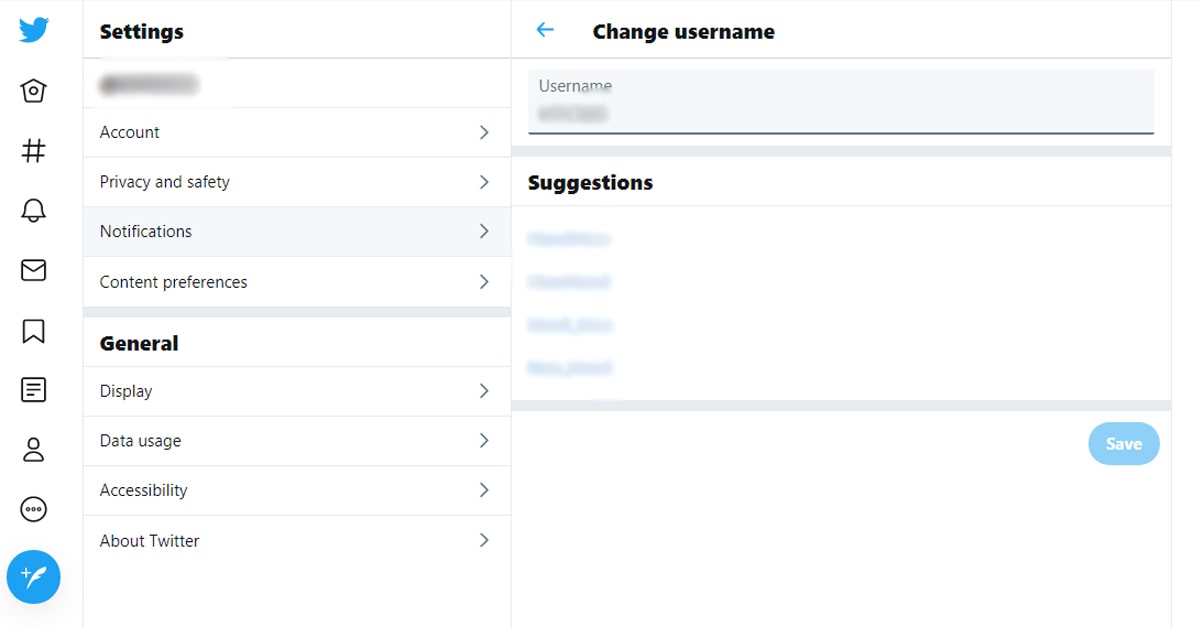 How to Change Twitter Username
